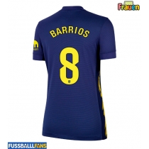 Atletico Madrid Pablo Barrios #8 Auswärtstrikot Frauen 2025-26 Kurzarm